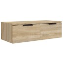 vidaXL Veggskap sonoma eik 68x30x20 cm konstruert tre