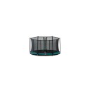 BERG Toys Berg Trampoline Favorit Inground 380 Grønn Med Sikkerhetsnett Comfort 380 cm dia Grønn