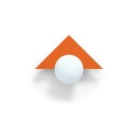 Swedish Ninja - Candy Little Triangle Vegglampe Zesty Orange Swedish Ninja