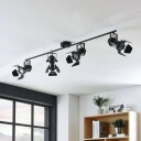 Lindby Tilen 4 Taklampe Black