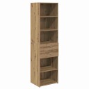  Høyskap med skuff Artisan Eik 50 x 42,5 x 185 cm Konstruert tre