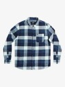Quiksilver Motherfly Long Sleeve Flannel Shirt Orange S