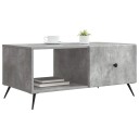  Kaffebord Betonggrå 90 x 50 x 40 cm Konstruert tre