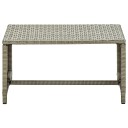  Salongbord beige 70x40x38 cm polyrotting
