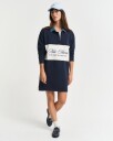 Gant Oversized ruggerkjole i bomull EVENING BLUE L