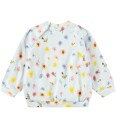Molo Collegegenser   Disk   Small Blomster Baby   Molo   1 år (80)   Collegegenser   Blå