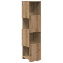  Hjørneskap Hvit 25,5x25x102cm Konstruert tre