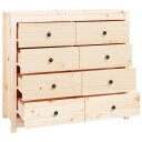 vidaXL Sideskap 100x40x90 cm heltre furu