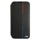 BMW M Collection Triangles Flip Deksler for Samsung Galaxy S22+ med Kortholder - Svart