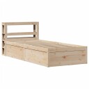  Sengeramme med hodegavl 90x190 cm heltre furu 3306363