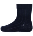Minymo Dark Navy Ull Sokker Rib 3-pakning 31-34