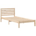  Sengestamme med hodegjerde Brun 100 x 220 cm Heltre furu
