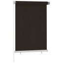vidaXL Utendørs rullegardin 105 (B) x 140 (H) cm brun HDPE