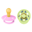 BIBS Studio Colour Pacifier Beetle Mix 2 pack Latex Size 1 Round