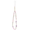 Guess Phone Strap Beads Shell - Phone Charm 25 Cm (Rosa)