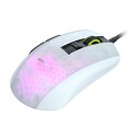 ROCCAT Burst Pro - Gaming mus - Optisk - 6 - Hvit med RGB lys
