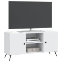  TV skap Hvit 102 x 34,5 x 50 cm Konstruert tre