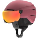 Atomic Savor Visor Stereo Skihjelm med Visir Maroon 51-55cm