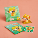 Plus Plus Dyrepakke Nysgjerrig Katt Orange One Size