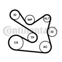 CONTITECH 7PK1605WP1 Vannpumpe + kileremsett