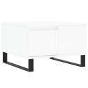  Salongbord hvit 55x55x36,5 cm konstruert tre