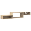 vidaXL Vegghengt TV-skap Veggmontert Sonoma eik 150 x 28 x 26 cm