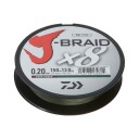Daiwa J-Braid X8 multifilament sene - 300 meter - 0,24 mm