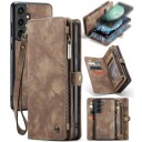Samsung Galaxy S23 FE Caseme C30 Multifunksjonell Lommebok-deksel Brun