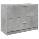  Servantskap betonggrå 78x37x59 cm konstruert tre 8721102815409