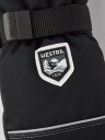Hestra Kids Wool Terry Votter Svart 92/98 cm med Vanntett og Pusteevne