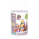 EduFun fargerike byggeklosser i tre 100 deler