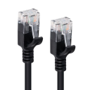 MicroConnect CAT6 Nettverkskabel 1m U/UTP RJ-45 (Hann til Hann) Svart
