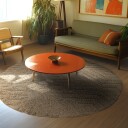 Runde tepper   Amberley Natural Cotton Shaggy beige Størrelse: Ø 200 cm