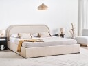 Dobbeltseng Quillien 180x200 cm   Lys beige