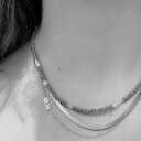 Stine A Jewelry Wow Mom Necklace Sølv Sterling 925 45.5 52.5 cm