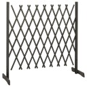 vidaXL Espaliergjerde grå 180x100 cm heltre gran