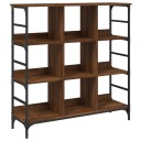vidaXL Skjenk brun eik 102x32x103,5 cm konstruert tre