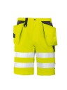 ProJob 6503 Shorts En Iso 20471 Kl 2/1 Yellow/Navy C58