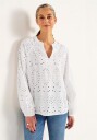 Bluse med broderi