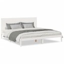  Ekstra lang sengeramme uten madrass hvit 200x210 cm heltre