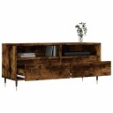 vidaXL TV-benk røkt eik 100x34,5x44,5 cm konstruert tre