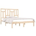 vidaXL Sengeramme heltre furu 140x200 cm