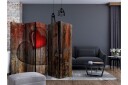 Romdeler - Heart on wooden background II 225x172 - Artgeist sp. z o. o.