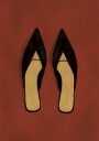 Chic Black Mules Plakat / 30x40