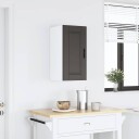  Veggmontert kjøkkenskap Porto svart konstruert tre 8721158423641