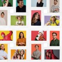 vidaXL Fotorammekollasj for 24x(10x15 cm) bilde hvit MDF
