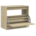  Skoskap sonoma eik 80x42x69 cm konstruert tre 8721012382398