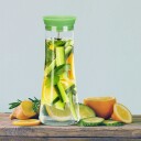 Sylindrisk glasskaraffel 1 l