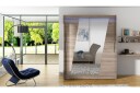 Leila Garderobe med Speil 150x200 cm - Beige