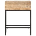 vidaXL Sidebord 40x30x50 cm grovt heltre mango